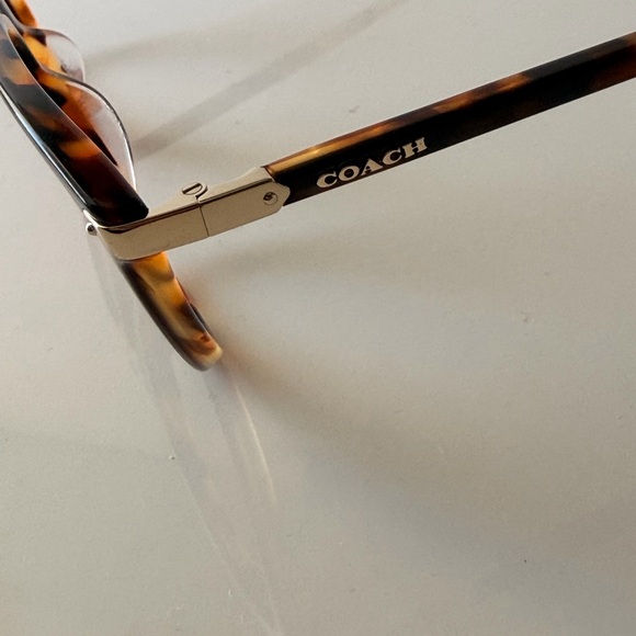 Coach Tortoise Shell Eyeglasses - Picture 3 of 4